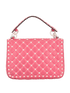 Valentino Rockstud Crossbody, &pound;650, Handbags, Pink/White, Leather, Back view